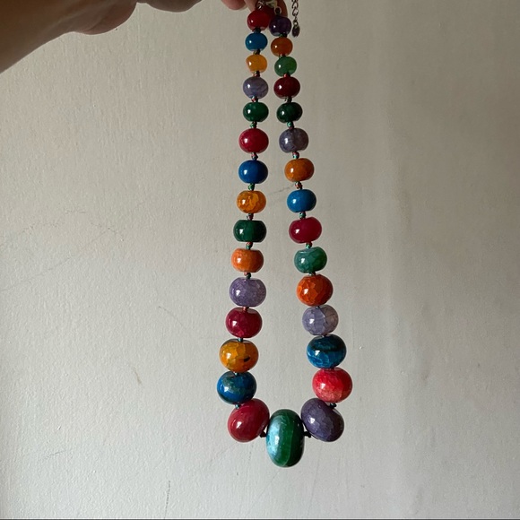 Colorful Statement Necklace - Picture 5 of 5